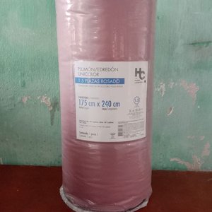 Lote anterior: Acolchado Plumón Erredón 1.5 Plaza Rosado 175x240 cm