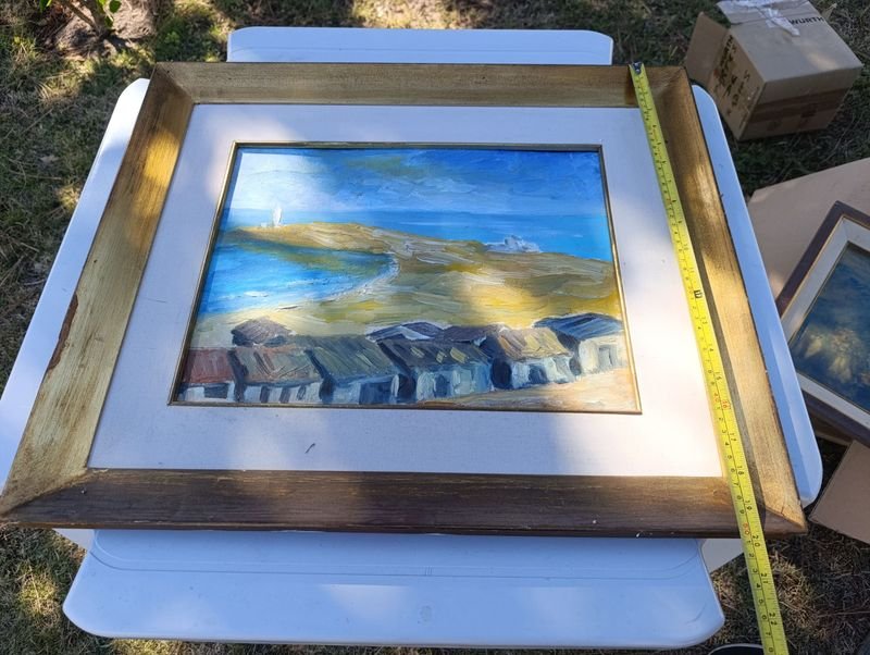 Pinturas enmarcadas de escenas al aire libre - imagen 3