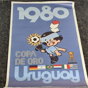 Lote siguiente: Reimpresión Lienzo "Copa de Oro Uruguay 1980"