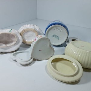 Lote de 4 Cajas Decorativas de Cerámica Estilo Alhajero - imagen 4