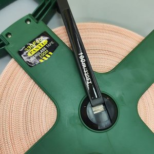 Cinta Métrica Agrimensor Panyi 100 Metros Fibra de Vidrio - imagen 2