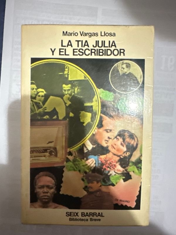 Libro "La tía Julia y el escribidor" de Mario Vargas Llosa