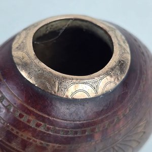 Mate Galleta con Virola y Botón en Oro - imagen 3