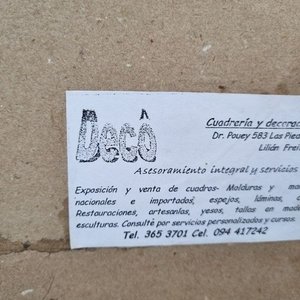 Par de Cuadros Antiguos: Notre Dame y Santa Maria del Mar - imagen 6