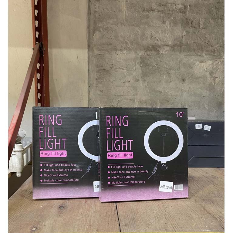Pack de 2 Aros de Luz LED 10" para Maquillaje y Streaming