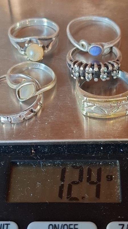 Lotes de anillos de plata y oro - imagen 3