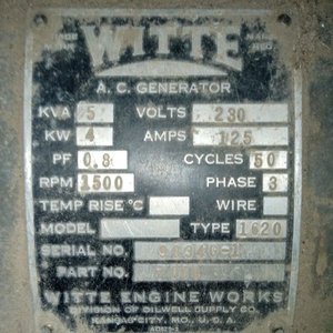 Grupo Generador Diesel Witte con Tablero de Instrumentos - imagen 2