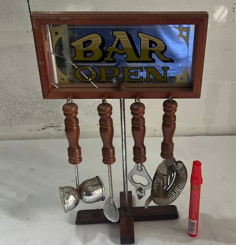 Juego para barman: Equipo de juego para barmán con herramientas y accesorios - imagen 4
