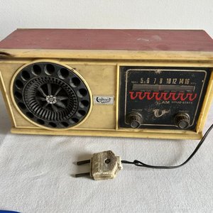 Calculadora Mecánica Facit y Radio Vintage - imagen 5