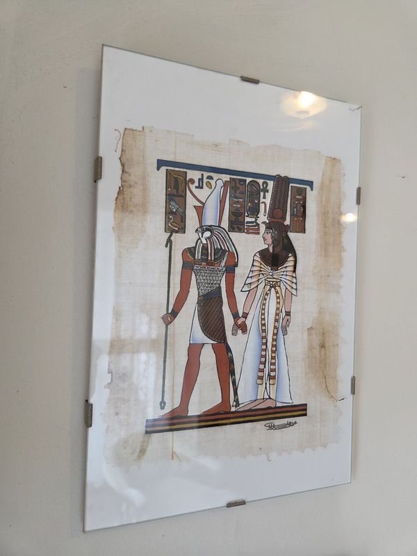 Papiros egipcios enmarcados con arte antiguo - imagen 3