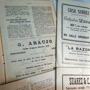 9 Revistas "Centro Coleccionistas del Uruguay" Art Nouveau (1920-1922) - imagen 3