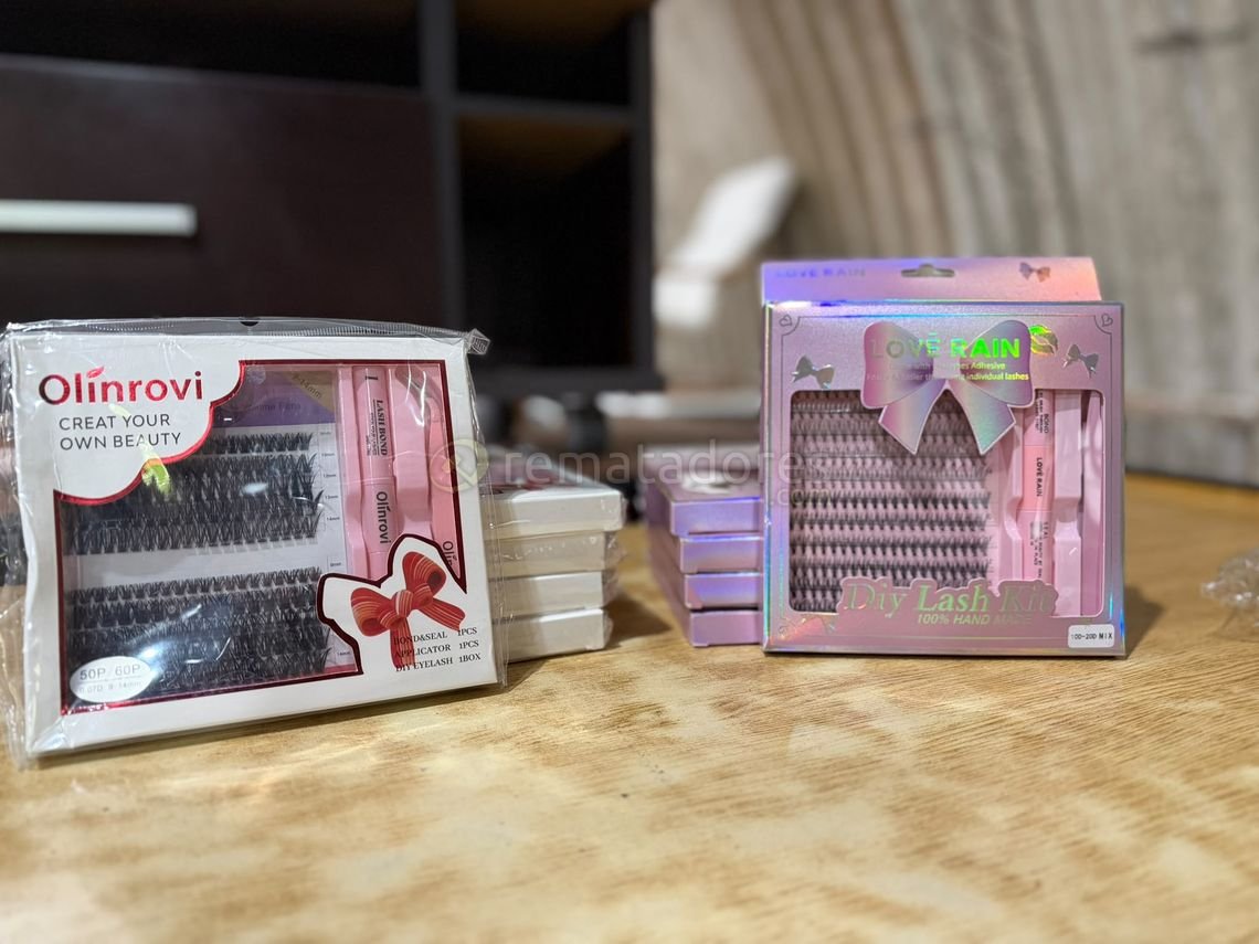 Set de Pestañas Postizas Olnrovi y Love Gain