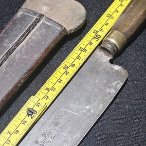 Cuchillo Franz Wenk Solingen Hoja 28.5 cm con Vaina Original - imagen 14