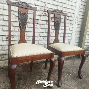 Sillas antiguas de Roble - imagen 3
