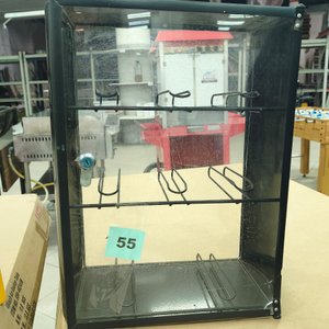Lote anterior: Vitrina Exhibidora Negra Pequeña con Soportes Interiores