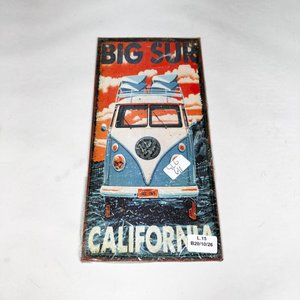 Lote anterior: Cartel Metálico "Big Sur California" VW Kombi Vintage