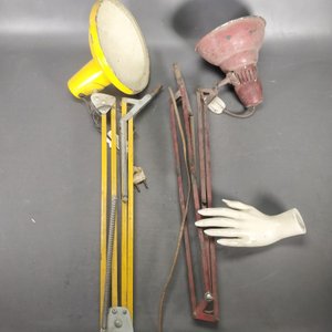 Lote de 2 Lámparas Articulables de Dibujo (Amarilla y Roja) - imagen 3