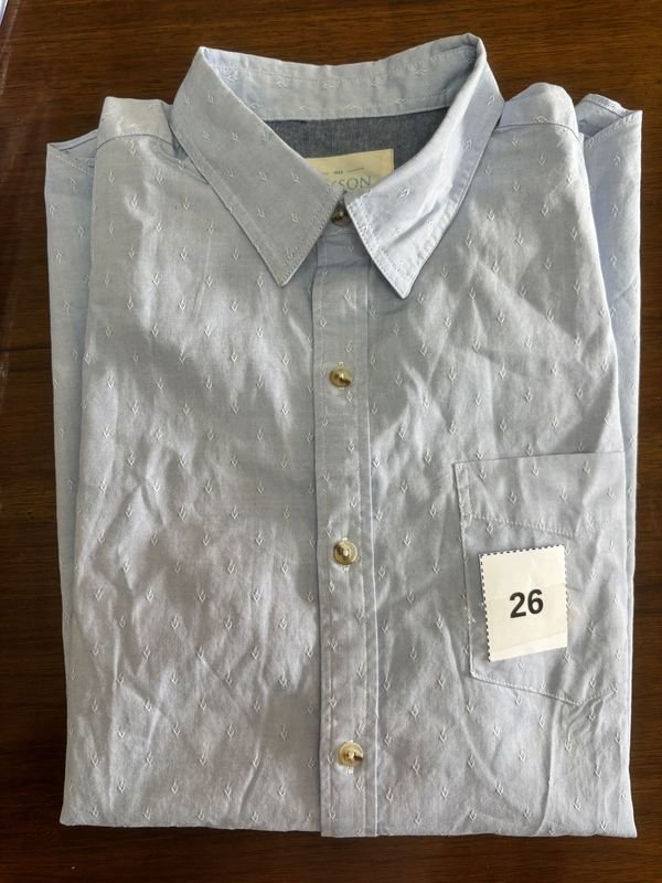 Camisa Benson & Thomas Celeste Talle S Nueva