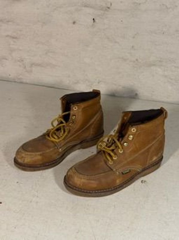 Botas de Cuero Marrones Talle 9 1/2