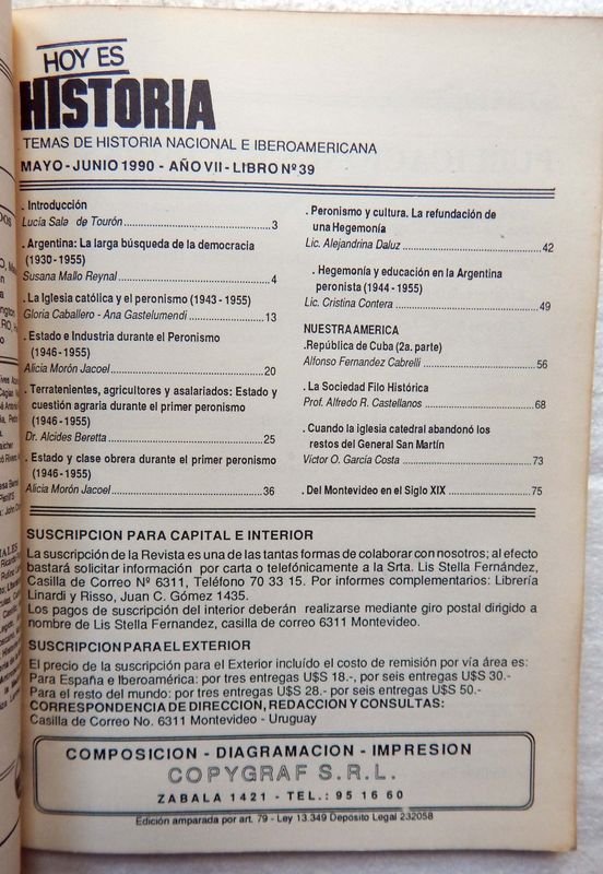 Revista Hoy Es Historia, Marzo - Abril 1990 - imagen 2