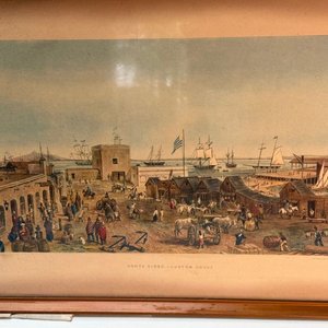 3 Láminas Coloniales Antiguas de Uruguay Enmarcadas - imagen 12