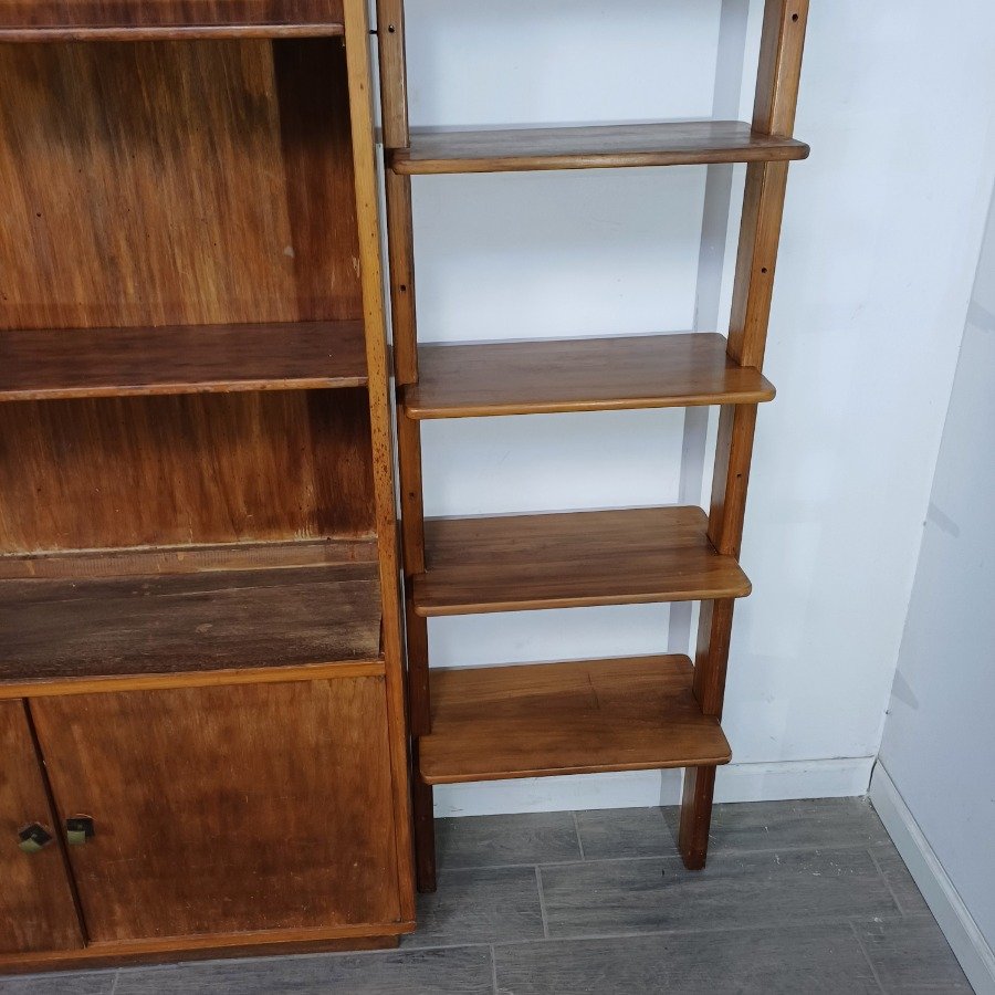 Biblioteca en madera maciza para almacenamiento y decoración - imagen 9