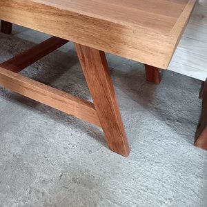 Mesa Ratona Madera Maciza Fundamento Rectangular - imagen 4