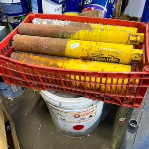 6 Mechas Sacatestigo Uyustools y Tarro de Pintura de 20 Lts - imagen 2