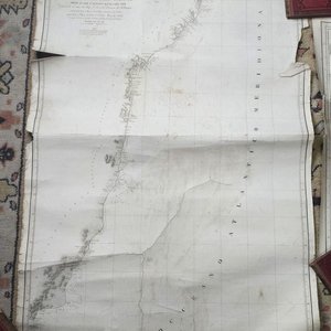 Par de Mapas Antiguos: Carta Esférica de la Costa del Brasil, 1827 - imagen 2