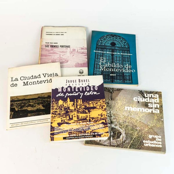 Lote de 5 Libros sobre Montevideo y su Historia - imagen 1