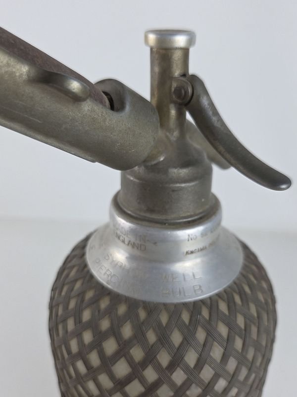 Antiguo Sifón Inglés con Malla Metálica - Venta en Subasta - imagen 2