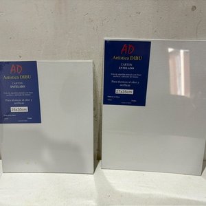 Lote anterior: 2 Cartones Entelados Artística DIBU para Óleo y Acrílico
