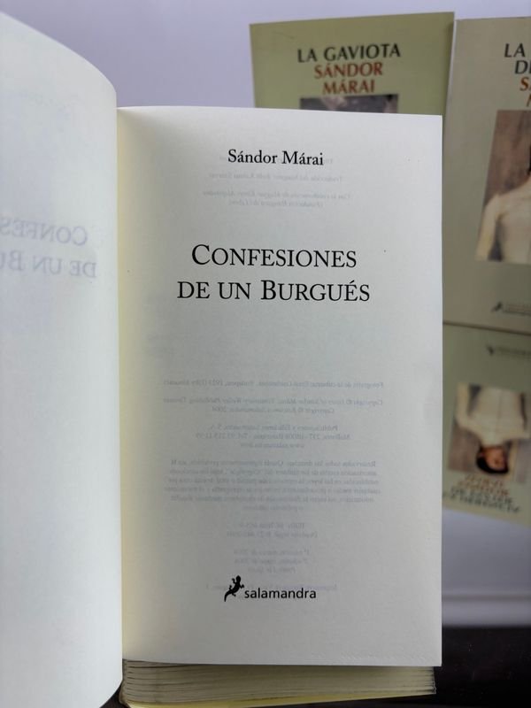 Colección de libros de Sandor Marai, editorial Salamandra - imagen 8