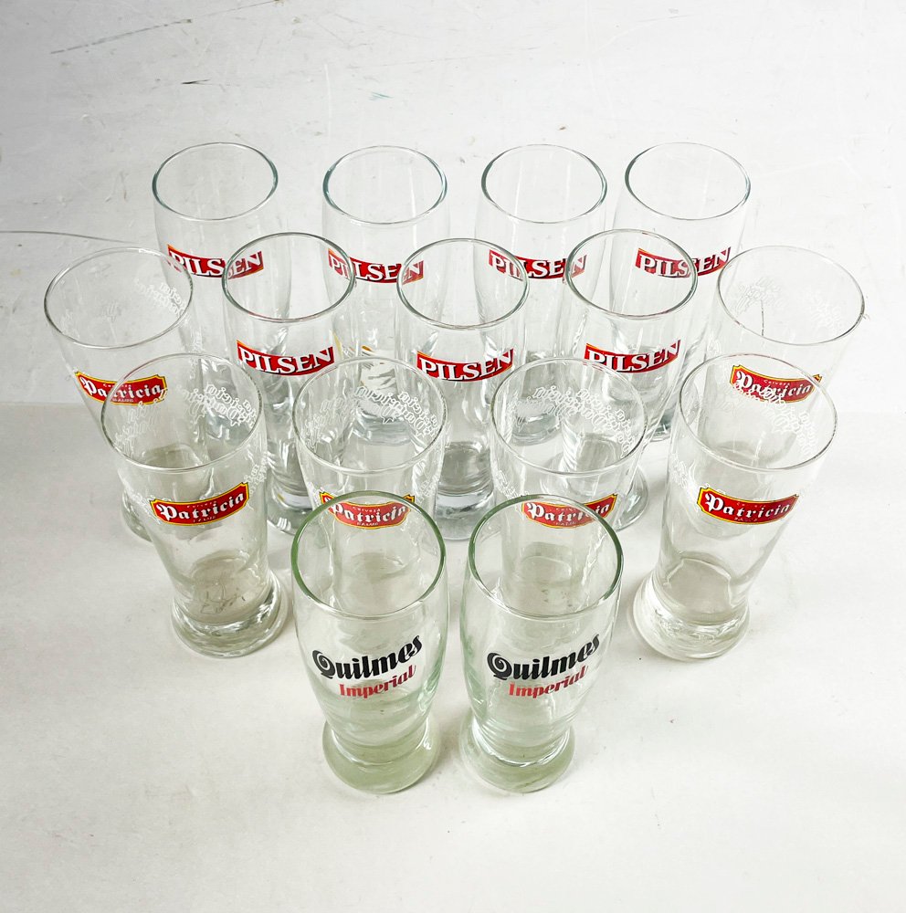 Vasos de cristal con monograma para cervezas - imagen 2