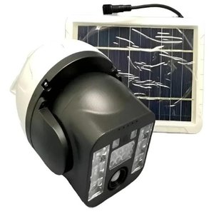 Cámara Falsa Solar con Panel y Luces LED - imagen 2