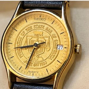 Reloj Seiko Quartz Conmemorativo "State Bar of California" 1990 - imagen 2