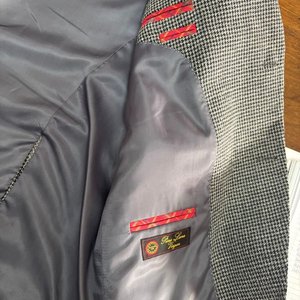 Saco de vestir talle XL a cuadros - imagen 5