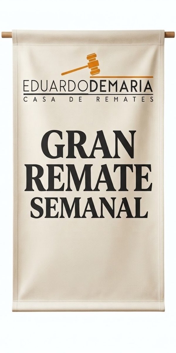Banner "Gran Remate Semanal" Eduardo Demaria Casa de Remates