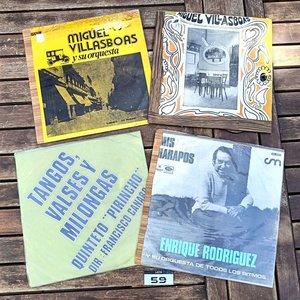 Lote anterior: Cuatro discos de vinilo de larga duración de música rioplatense , tangos, valses y milongas: ¨Miguel Villasboas y su orquesta¨ -   ¨Miguel Villasboas y su sexteto Tipioco¨ - ¨Mis Harapos Enrique Rodríguez y su Orqueta de Todos los Ritmos¨