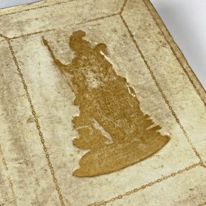 Libro Antiguo en Latín de 1780 con Grabado en Tapa - imagen 2