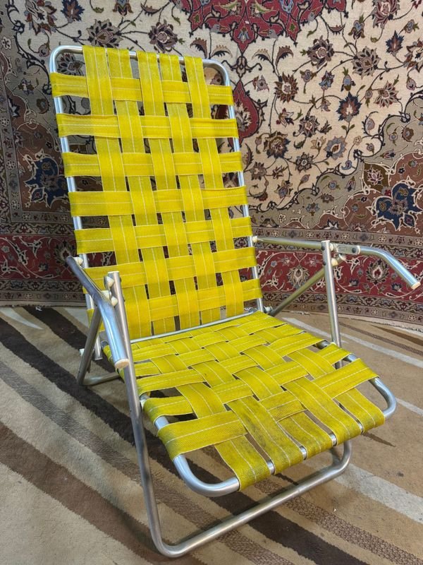 Silla de playa en aluminio, impecable estado y como nueva - imagen 2