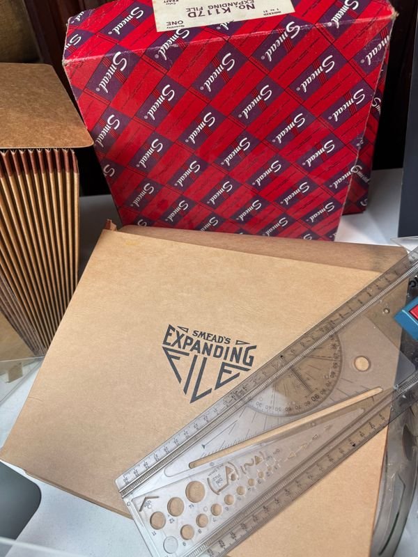 Gran lote de artículos de papelería vintage y nuevos - imagen 2