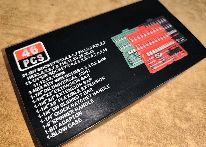 Kit de herramientas para automóvil con 46 piezas - imagen 5