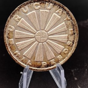 Moneda de Plata Uruguay FAO 1969 - 1000 Pesos - imagen 5