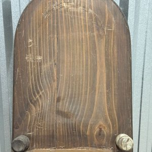 Repisa Antigua de Madera para Colgar con Soporte para Llaves - imagen 5