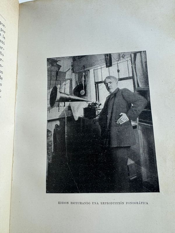 Libro raro de Tomas Alva Edison - BIBLOTECA UNIVERSAL - MONTANER Y SIMON EDITORES BARCELONA - 1911 - imagen 5