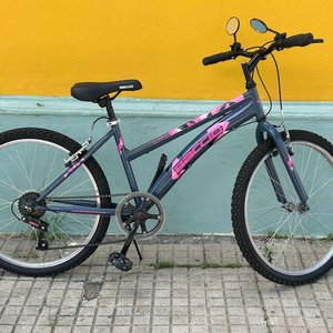 Lote siguiente: Bicicleta de Paseo Baccio Alpina Rodado 24 Rosado/Morado