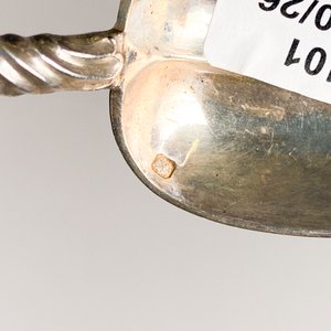 Cuchara Antigua de Colección en Plata con Cabo Labrado - imagen 5