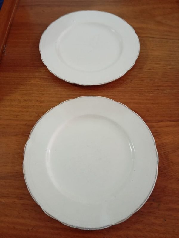 Platos de Porcelana inglesa Alfred Meakin - imagen 1