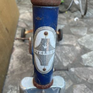 Bicicleta Infantil Stelber Azul con Ruedas de Apoyo - imagen 2